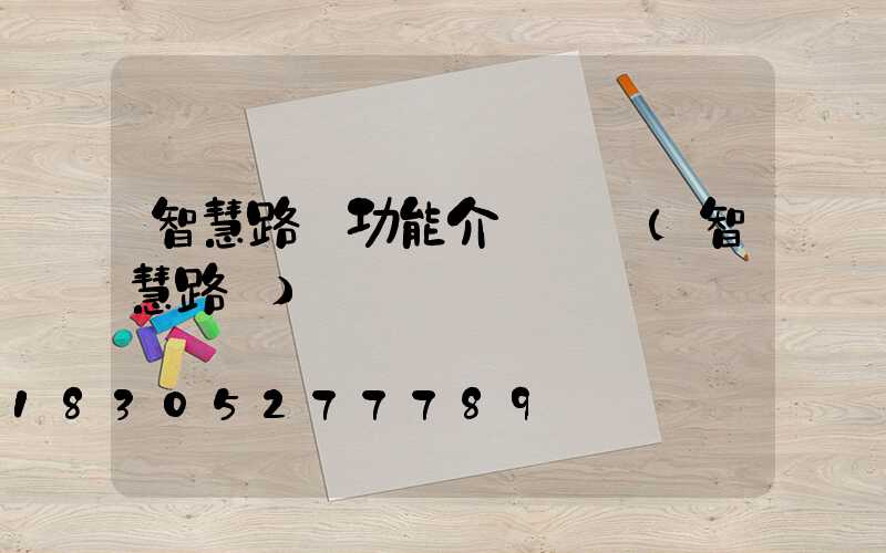 智慧路燈功能介紹簡報(智慧路燈)