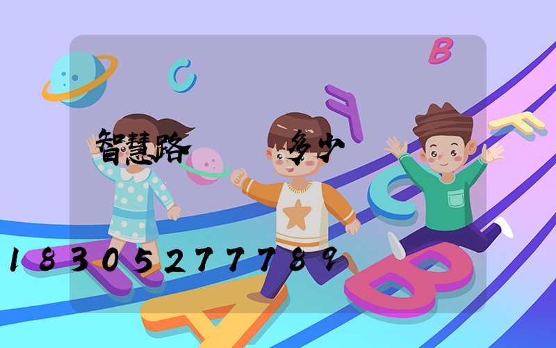 智慧路燈燈桿多少錢