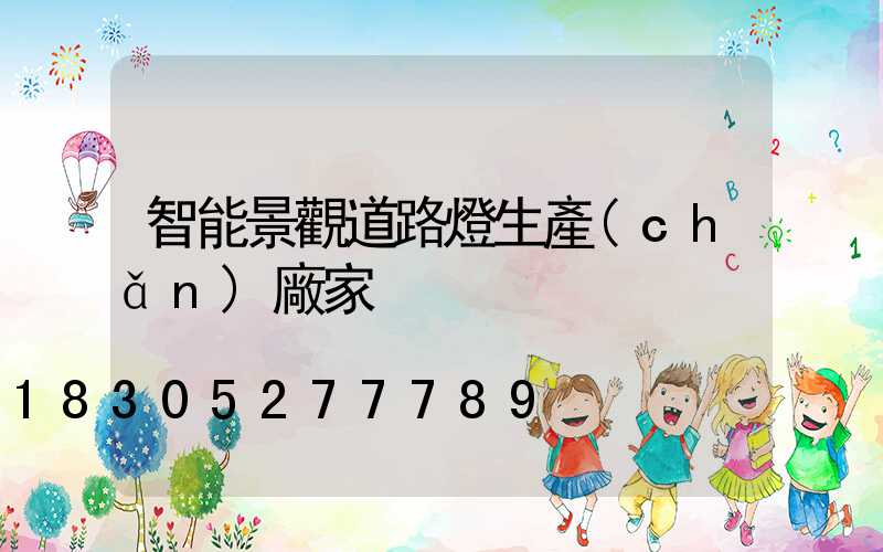 智能景觀道路燈生產(chǎn)廠家