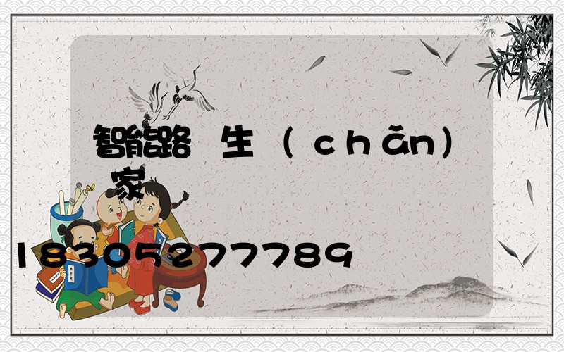 智能路燈生產(chǎn)廠家
