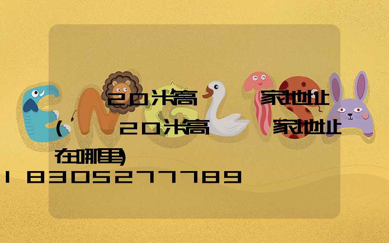 東營20米高桿燈廠家地址(東營20米高桿燈廠家地址在哪里)