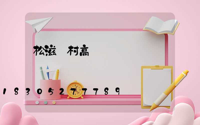 松滋農村高桿燈