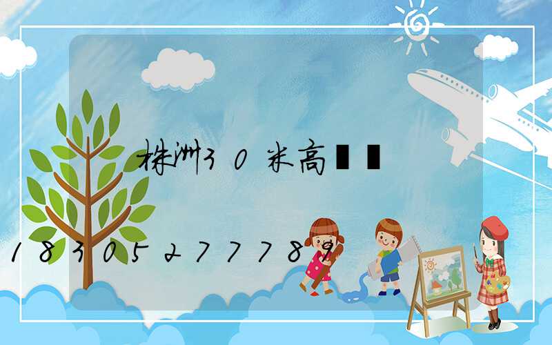 株洲30米高桿燈