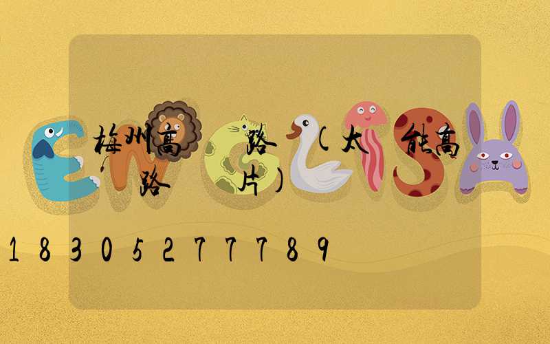 梅州高桿燈路燈(太陽能高桿燈路燈圖片)