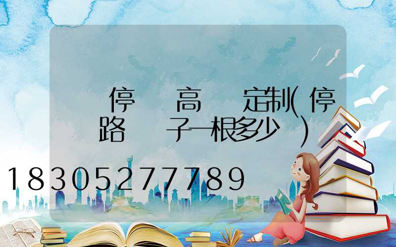 棗莊停車場高桿燈定制(停車場路燈桿子一根多少錢)