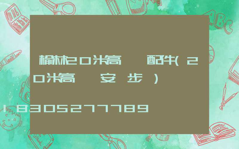榆林20米高桿燈配件(20米高桿燈安裝步驟)