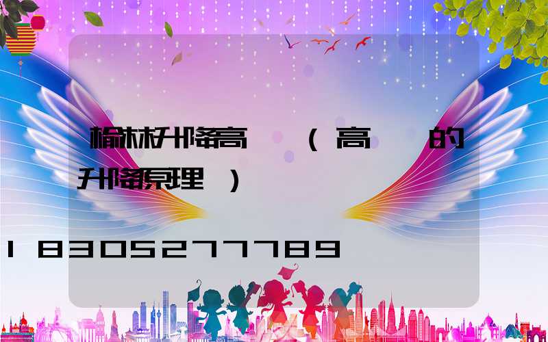 榆林升降高桿燈(高桿燈的升降原理圖)