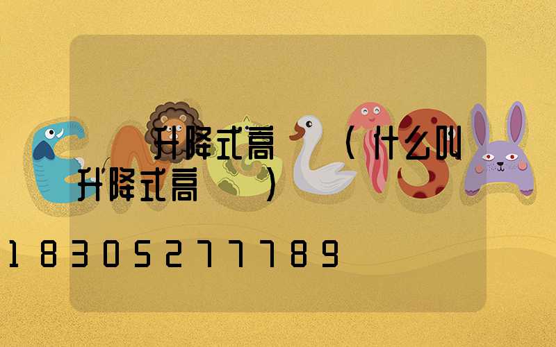 機場升降式高桿燈(什么叫升降式高桿燈)