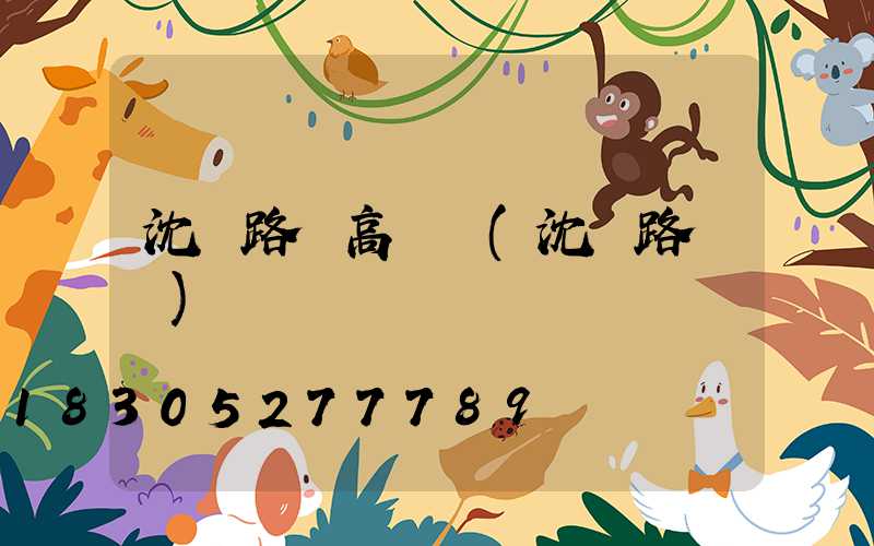 沈陽路燈高桿燈(沈陽路燈廠)