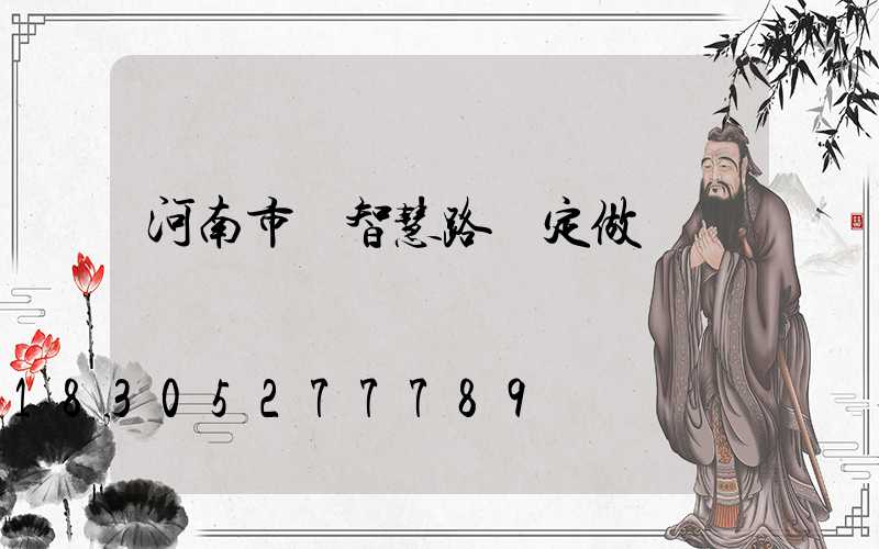 河南市電智慧路燈定做