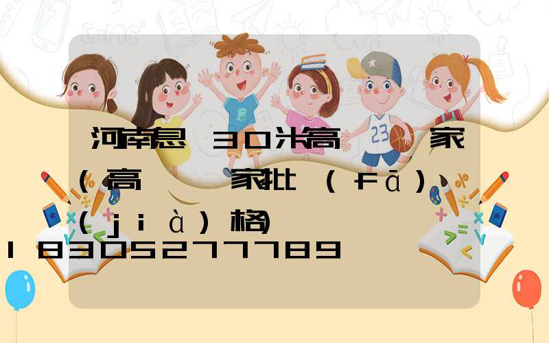 河南息縣30米高桿燈廠家(高桿燈廠家批發(fā)價(jià)格)