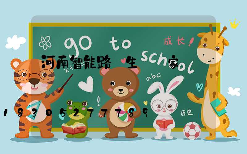 河南智能路燈生產廠家