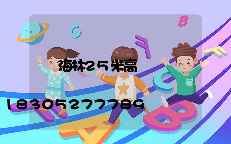 海林25米高桿燈