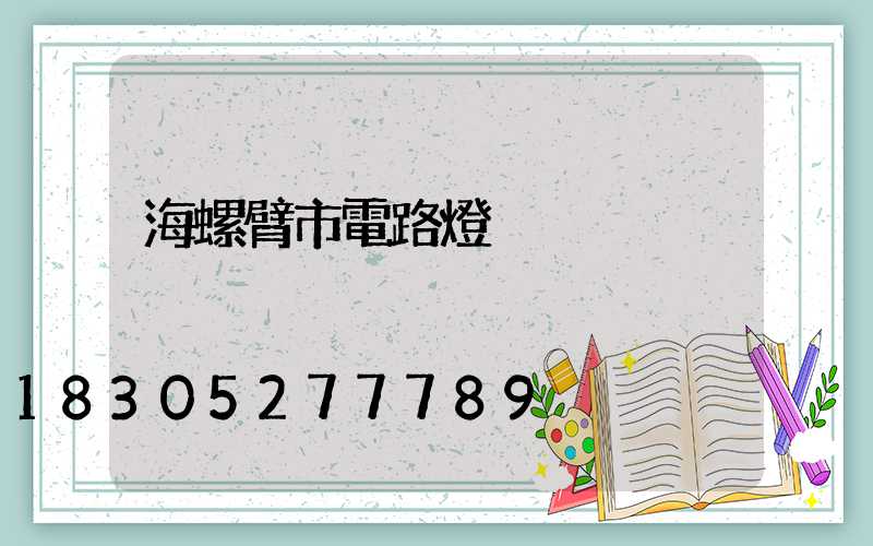 海螺臂市電路燈
