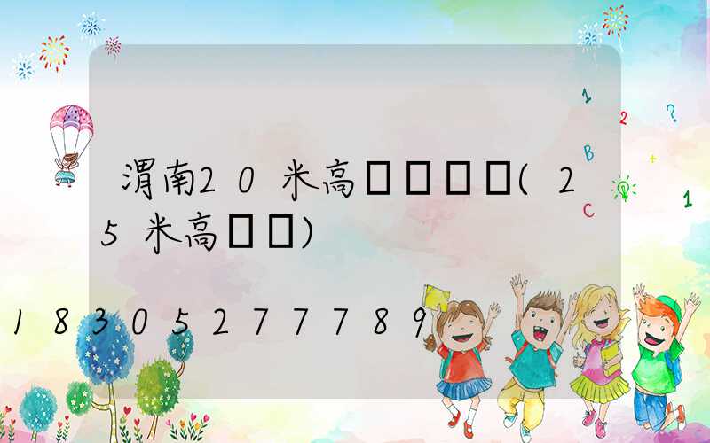 渭南20米高桿燈報價(25米高桿燈)