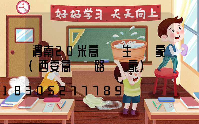 渭南20米高桿燈生產廠家(西安高桿燈路燈廠家)
