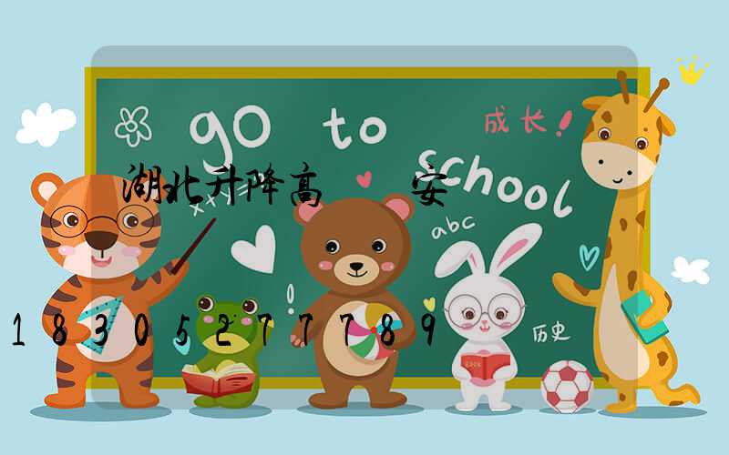 湖北升降高桿燈安裝