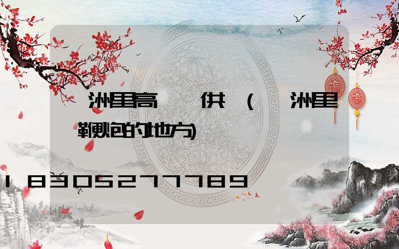 滿洲里高桿燈供應(滿洲里賣鞭炮的地方)