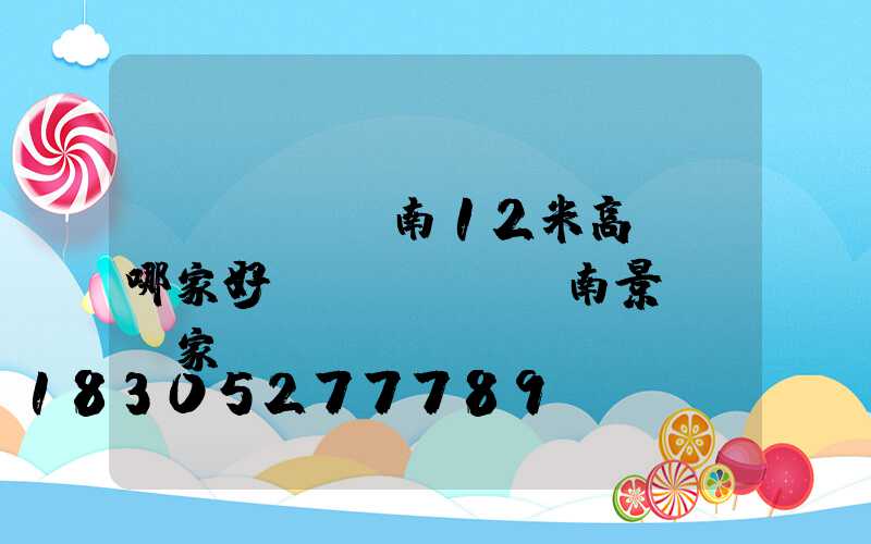 濟(jì)南12米高桿燈哪家好(濟(jì)南景觀燈廠家)