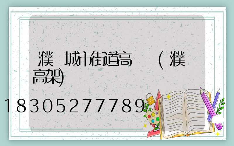 濮陽城市街道高桿燈(濮陽高架)