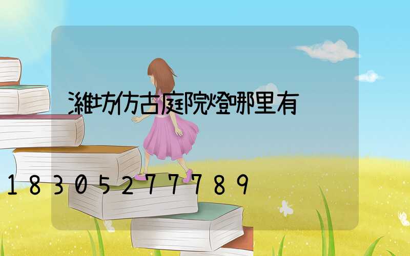 濰坊仿古庭院燈哪里有