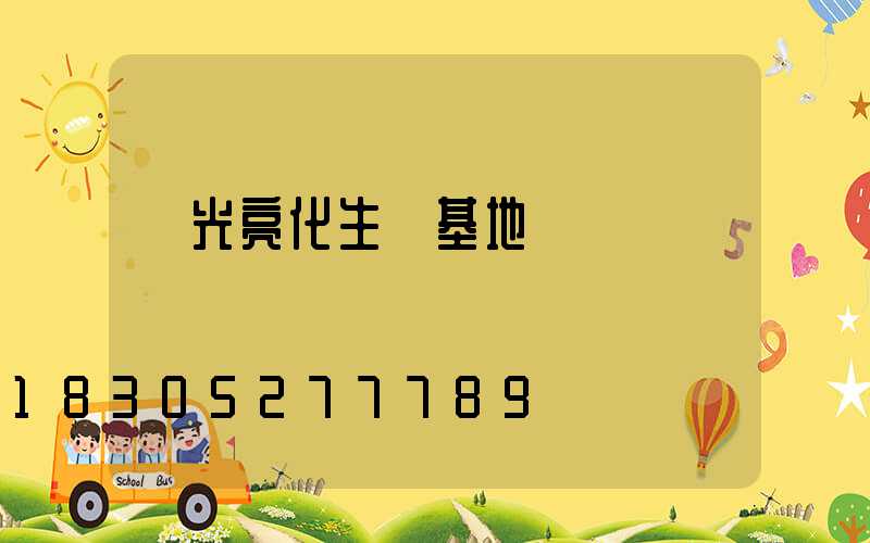 燈光亮化生產基地