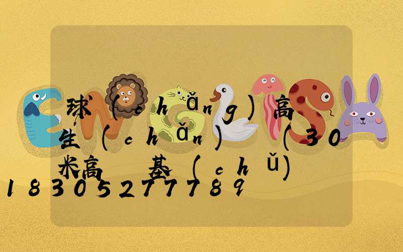 球場(chǎng)高桿燈生產(chǎn)圖紙(30米高桿燈基礎(chǔ)圖紙)