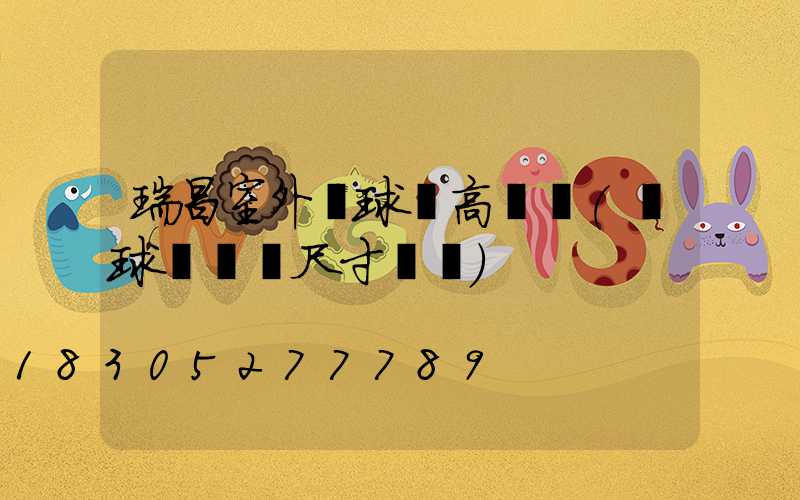 瑞昌室外籃球場高桿燈(籃球場燈桿尺寸標準)