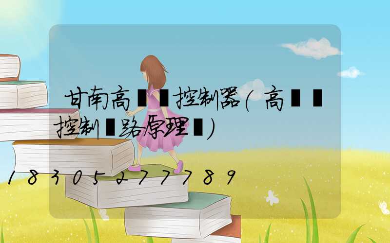 甘南高桿燈控制器(高桿燈控制電路原理圖)