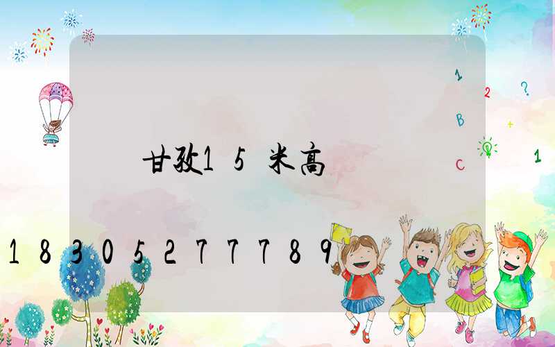 甘孜15米高桿燈