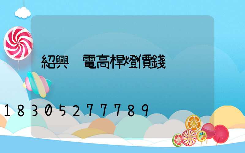 紹興鋰電高桿燈價錢