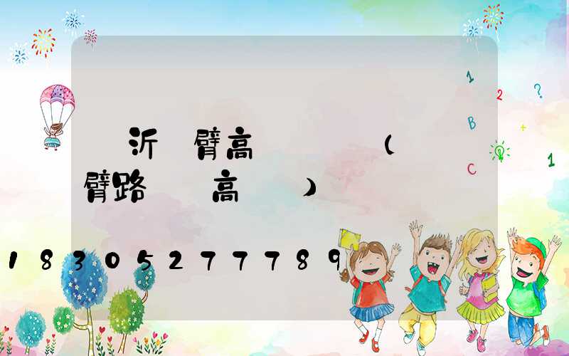 臨沂雙臂高桿燈報價(單雙臂路燈桿高桿燈)