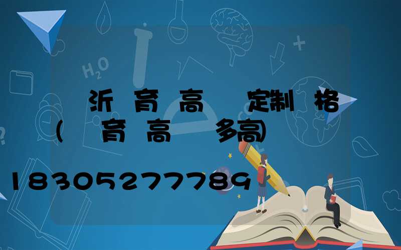 臨沂體育場高桿燈定制價格(體育場高桿燈多高)