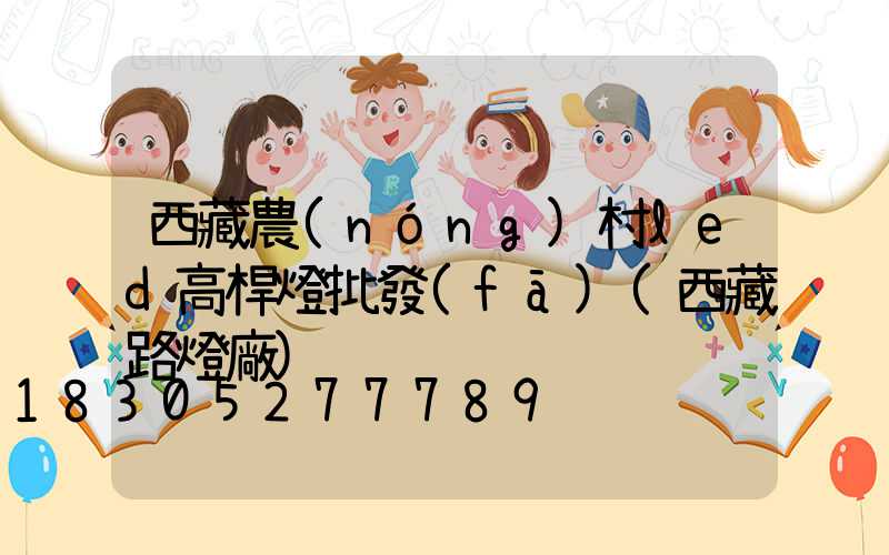 西藏農(nóng)村led高桿燈批發(fā)(西藏路燈廠)