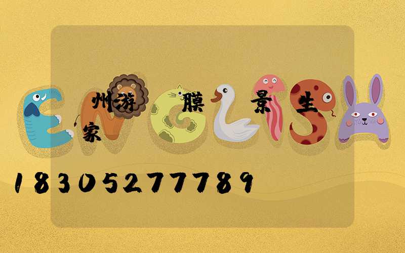 貴州游樂園膜結構景觀生產廠家