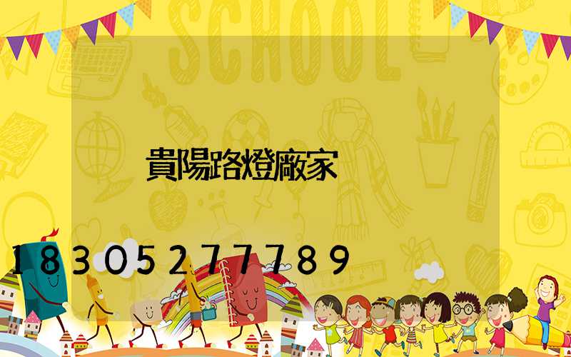 貴陽路燈廠家
