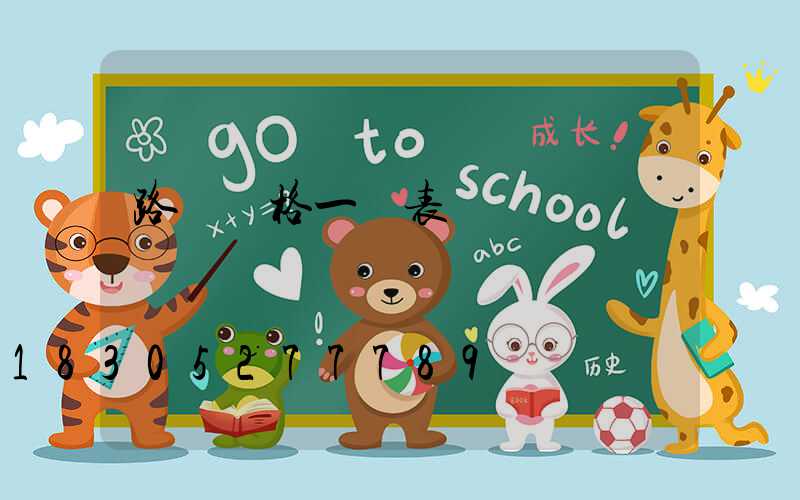 路燈價格一覽表