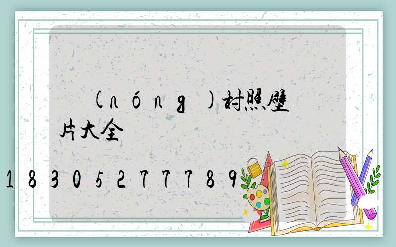 農(nóng)村照壁墻圖片大全