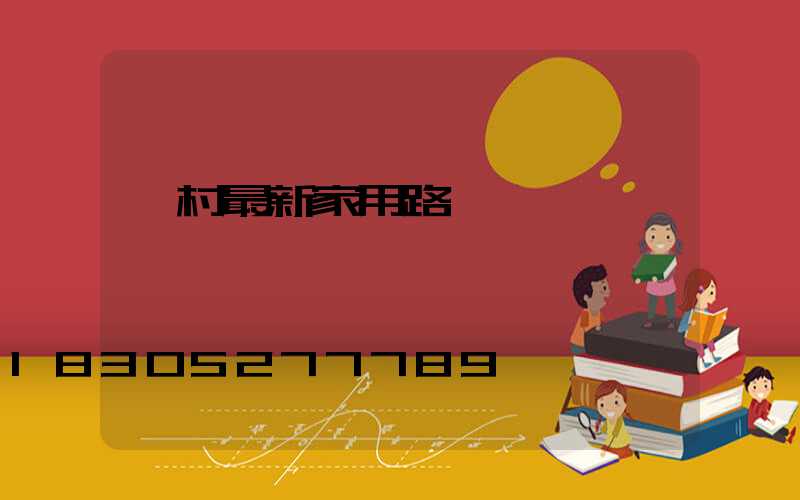 農村最新家用路燈