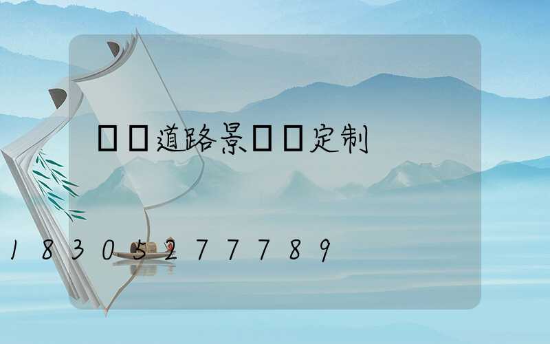 遼寧道路景觀燈定制