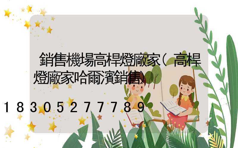 銷售機場高桿燈廠家(高桿燈廠家哈爾濱銷售)