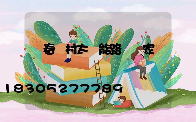 長春農村太陽能路燈廠家