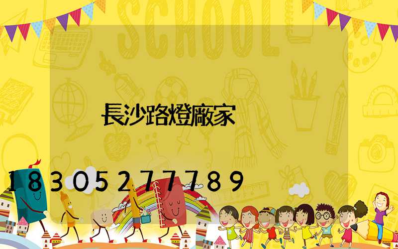 長沙路燈廠家