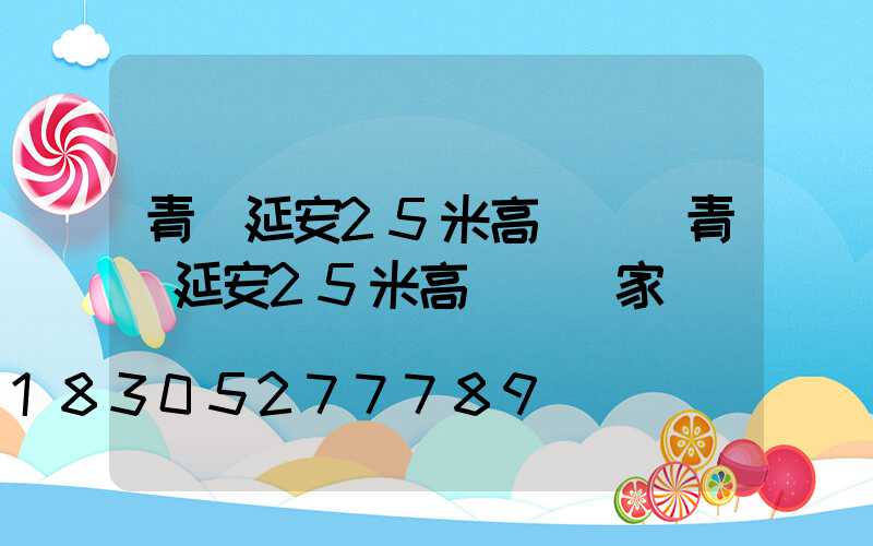青島延安25米高桿燈(青島延安25米高桿燈廠家)