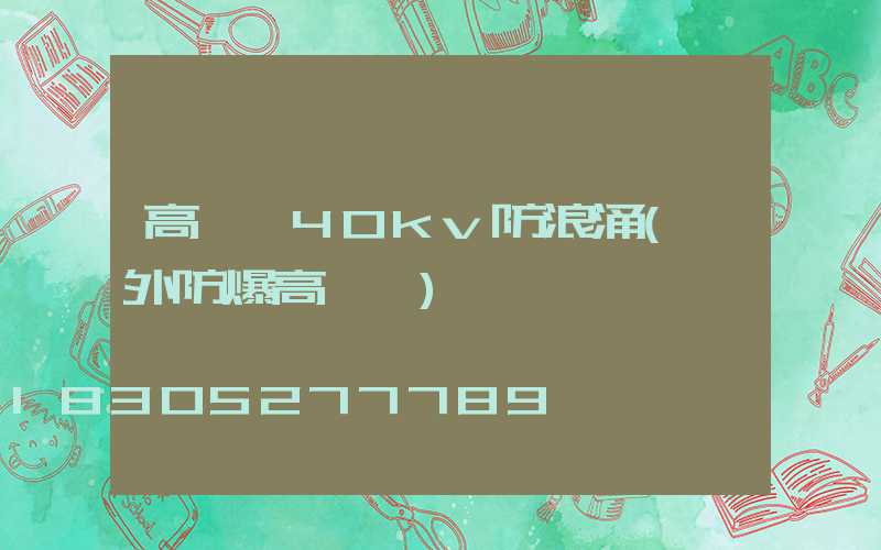 高桿燈40kv防浪涌(戶外防爆高桿燈)