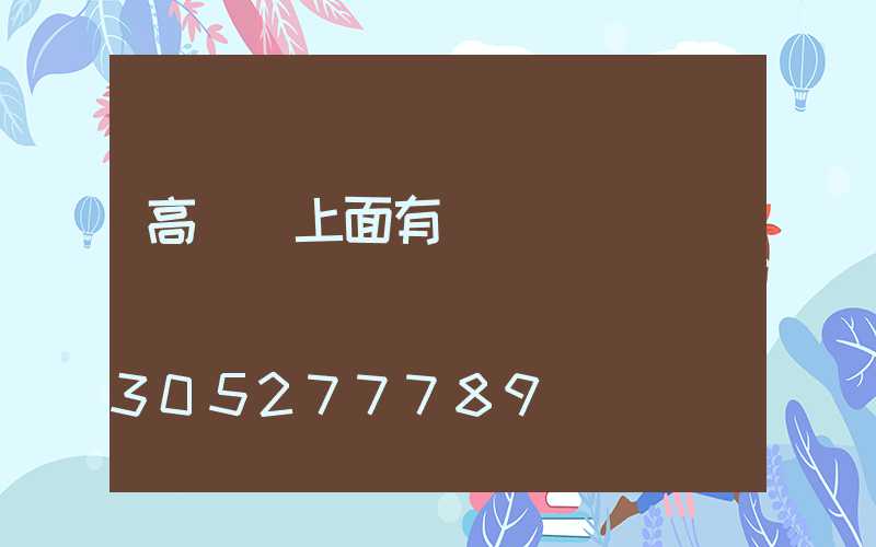 高桿燈上面有鳥窩