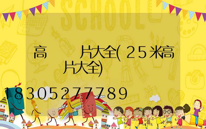 高桿燈圖片大全(25米高桿燈圖片大全)