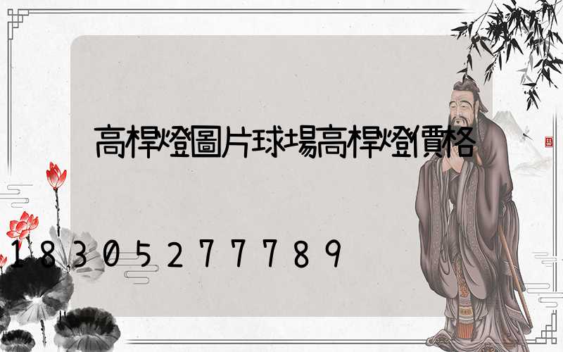 高桿燈圖片球場高桿燈價格