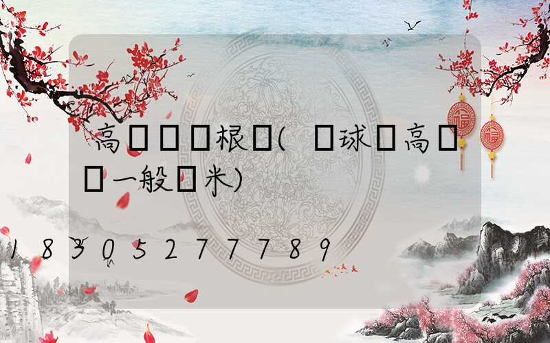 高桿燈幾根線(籃球場高桿燈一般幾米)