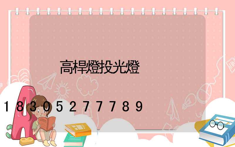 高桿燈投光燈